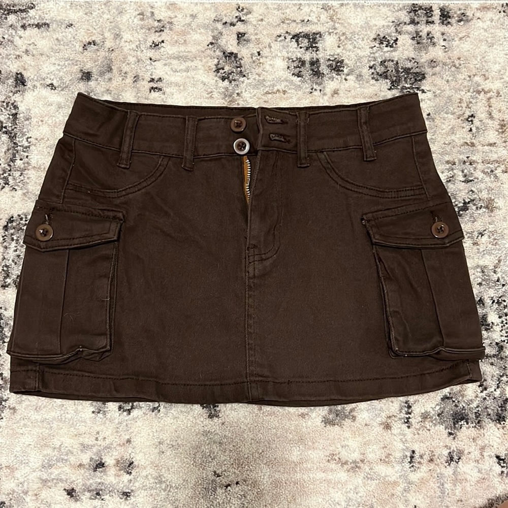 Brown Miniskirt Size M